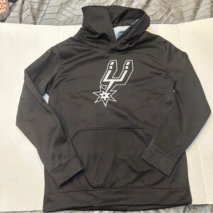 NBA spurs Youth Black hoodie